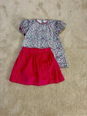 James&Lottie floral skirt set size 8